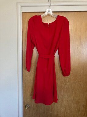 Red LOFT dress size 8
